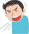 鼻風邪、のど風邪 - 季節の病気